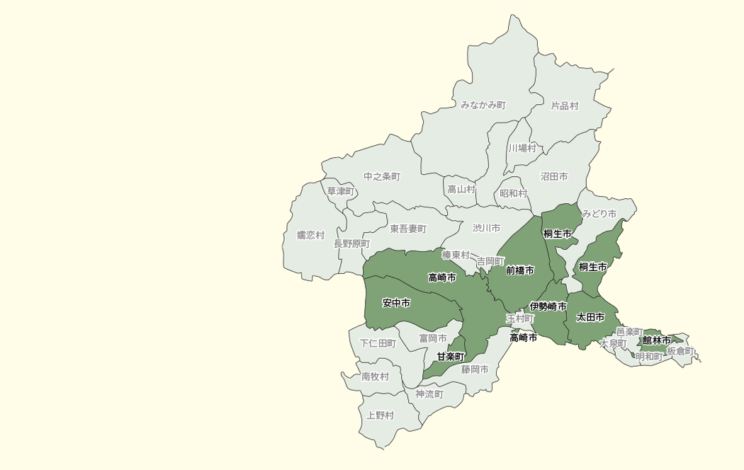 群馬県MAP