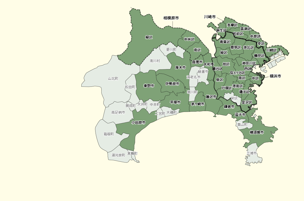 神奈川県MAP